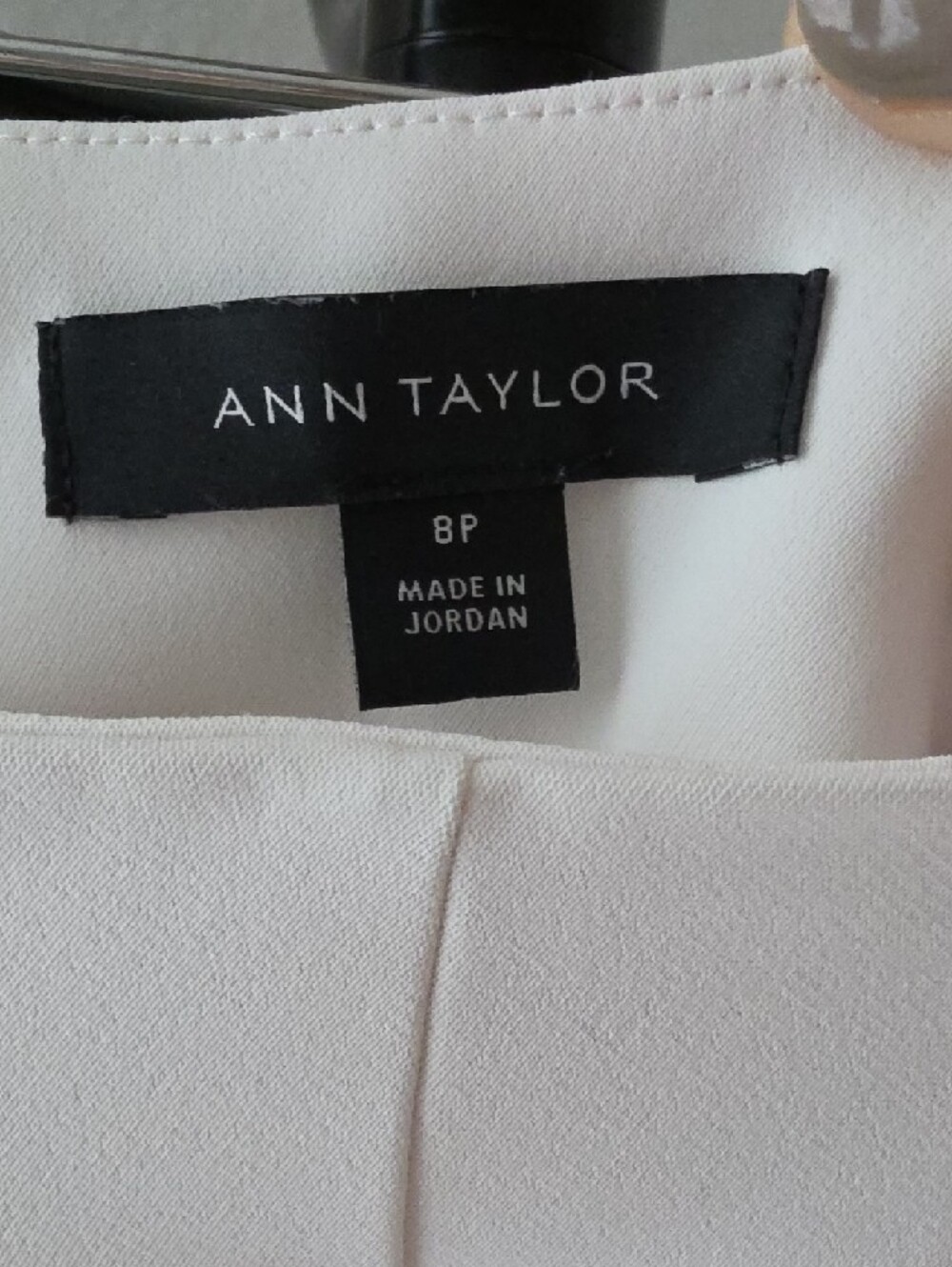 Ann Taylor Wide-Leg Pleated Pants in Cream - Picture 2 of 3